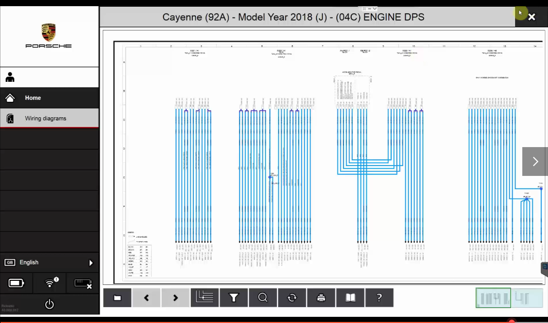 Piwis III V40.000.017 Software Display