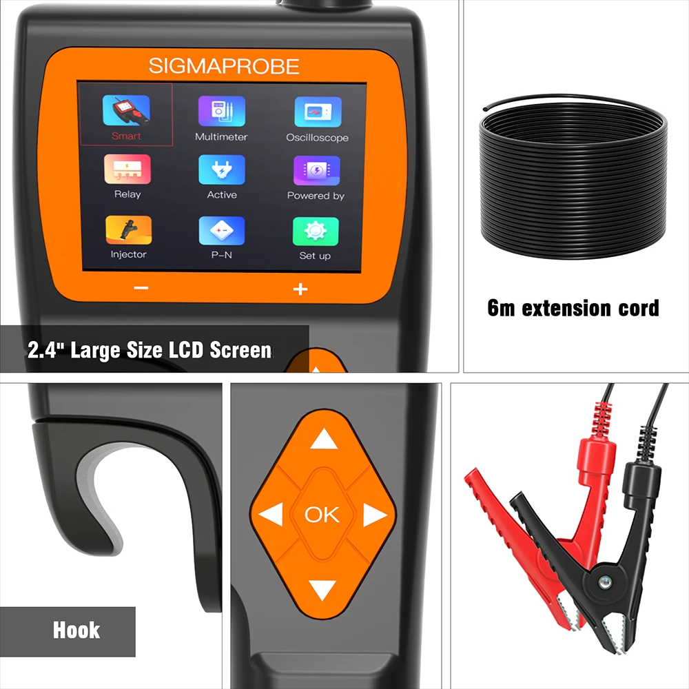 SigmaProbe Intelligent Circuit Analyzer Automotive Electrical System Circuit Tester