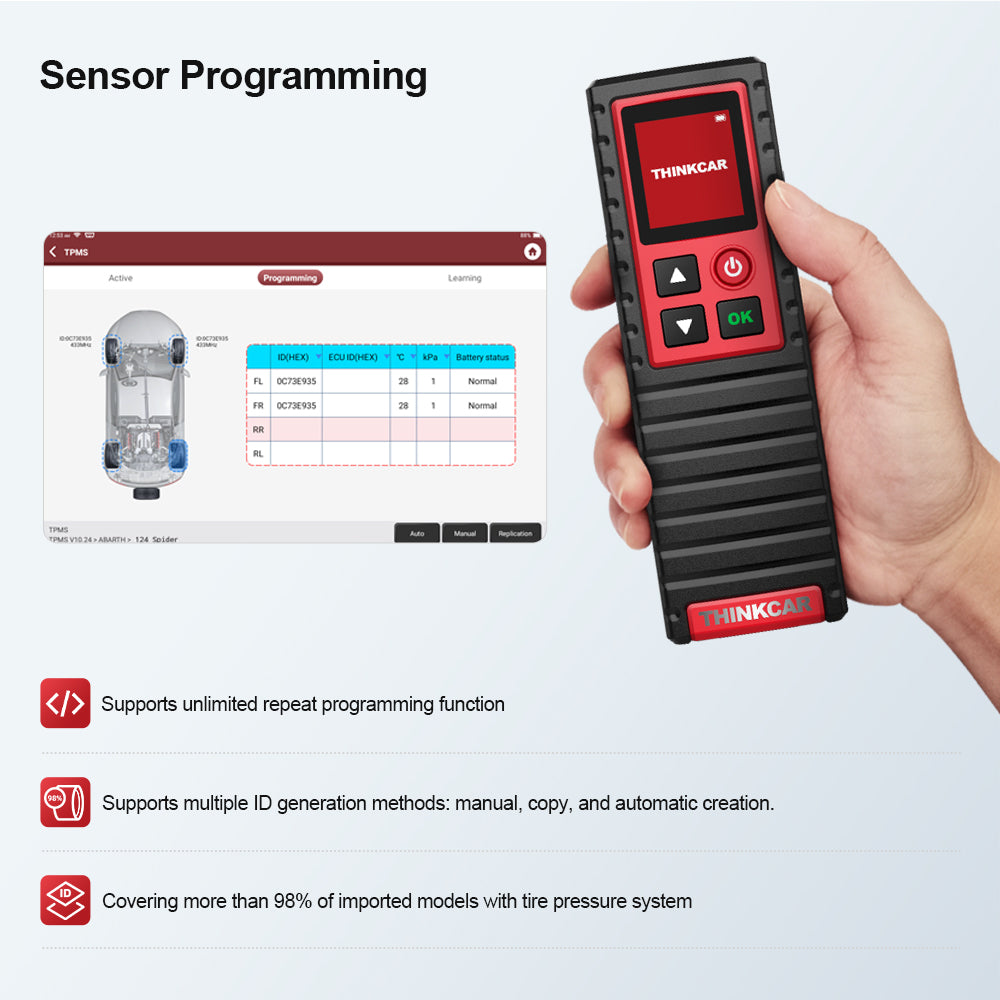 Aktivering av støttesensor: