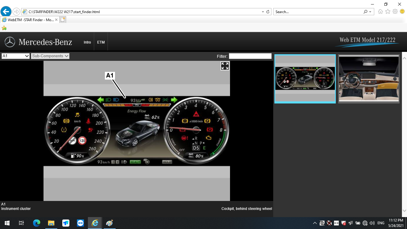 V2021.06 Xentry Software Display