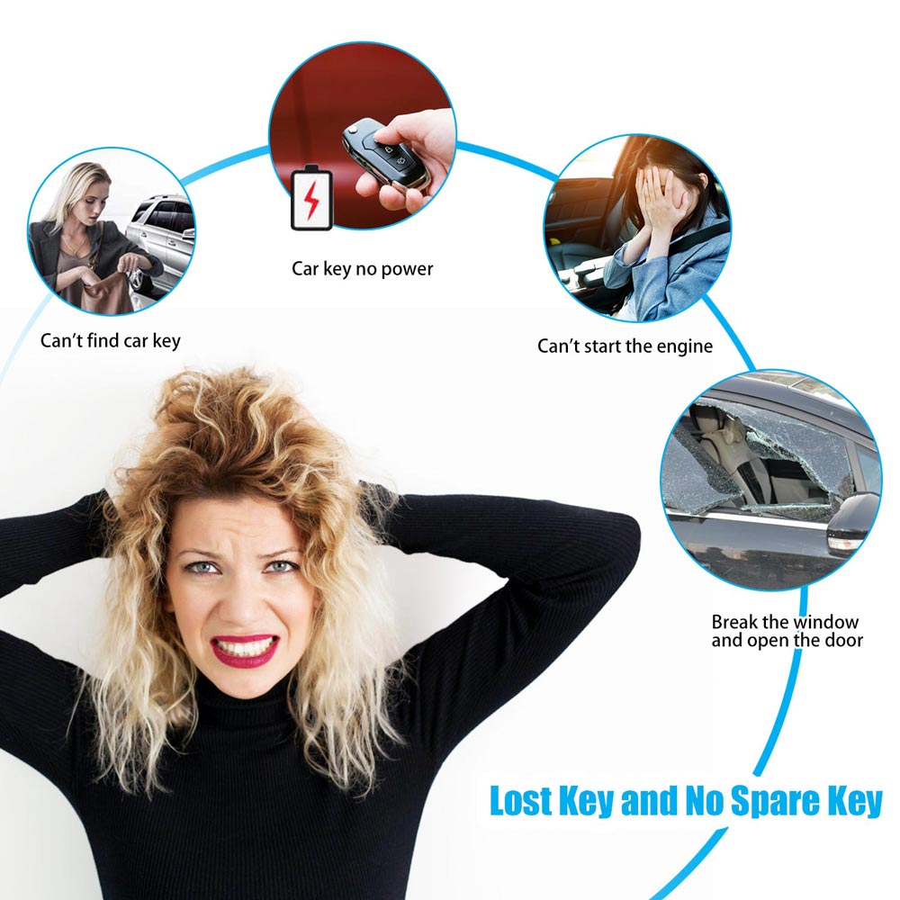 Xhorse XKA600EN VVDI2 X003 Audi A6L Q7 Style Universal Remote Key 3 Buttons