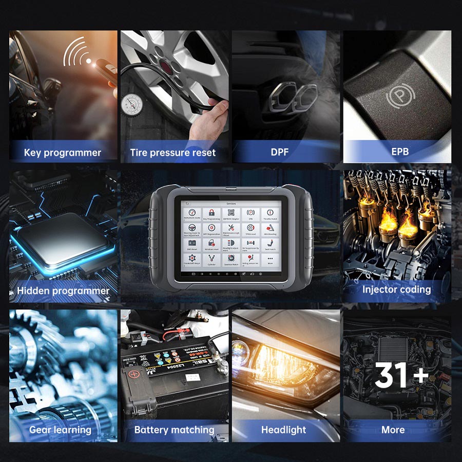 XTOOL D8 with 31+ Kinds of Special Functions