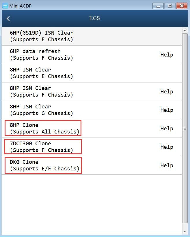 Yanhua MINI ACDP Module 19
