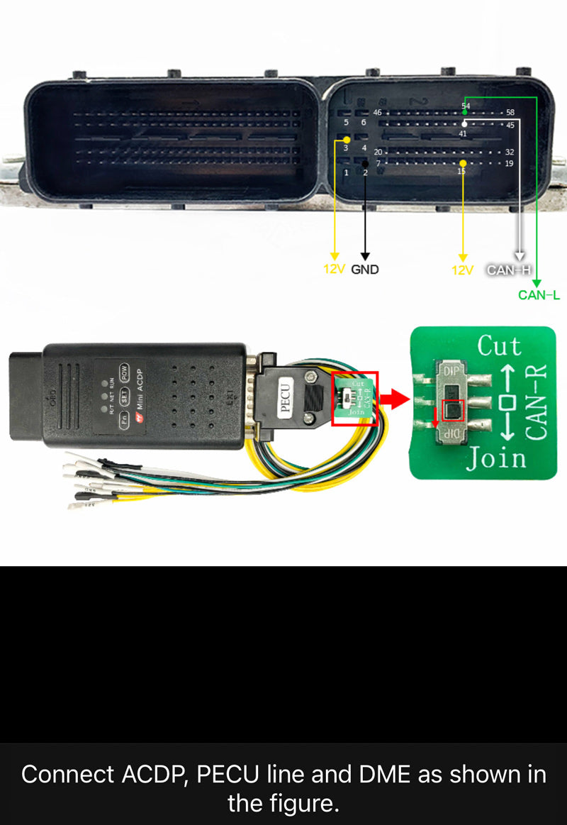 Yanhua Mini ACDP Module18 Benz DME ISM Reflash