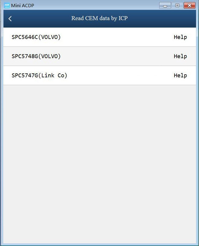 Yanhua Mini ACDP Module20 for Newer Volvo CEM Key Programming