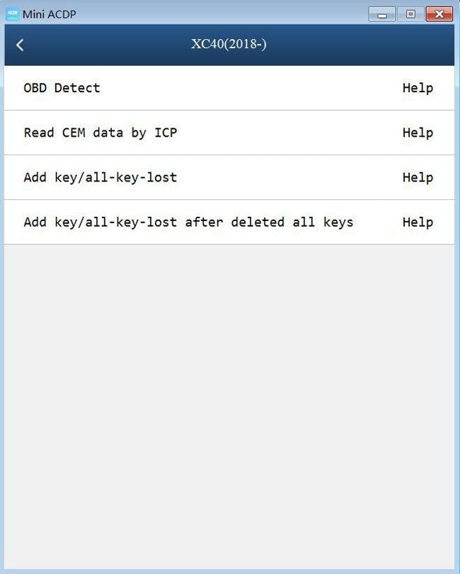 Yanhua Mini ACDP Module20 for Newer Volvo CEM Key Programming