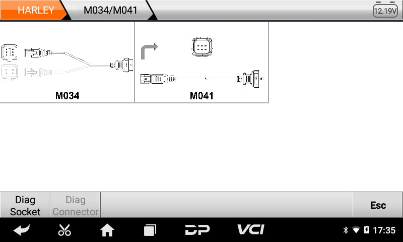 OBDSTAR iScan Motorcycle Diagnostic Tool for BM-W Tomatic Scanning& Diag Function 10 OBDSTAR iScan BMW Display