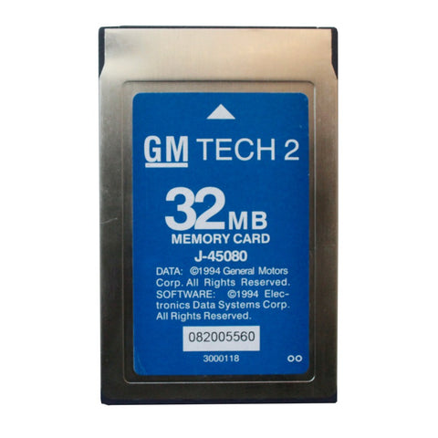 GM Tech 2 Software 32MB Card