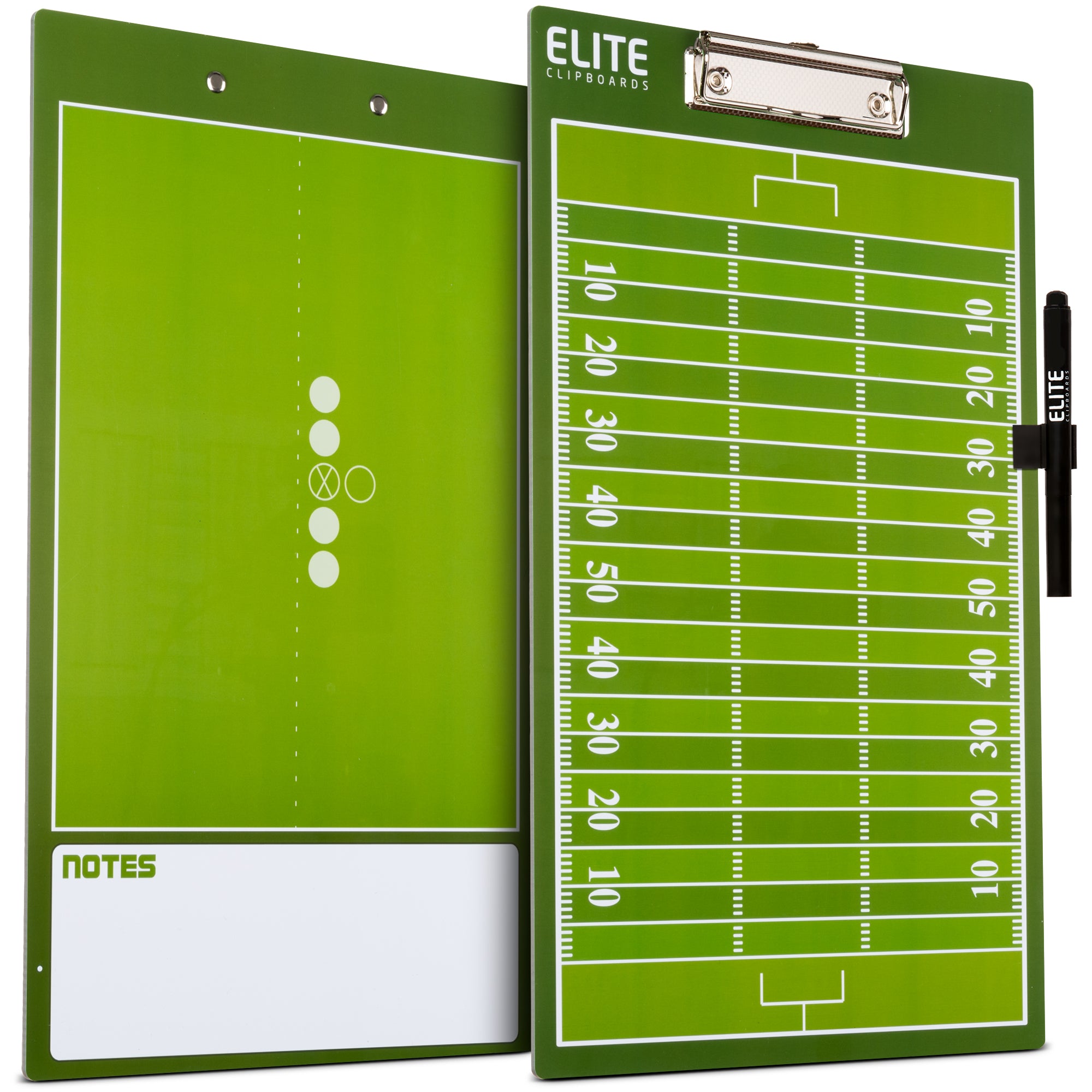 Elite Dry Erase Football Coaches Clipboard