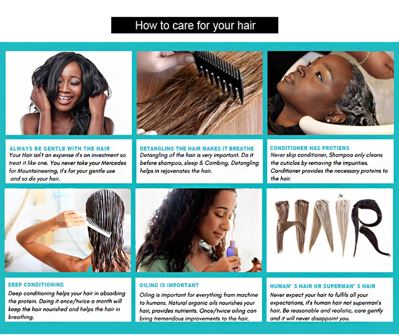 how to care for your human hair wig
