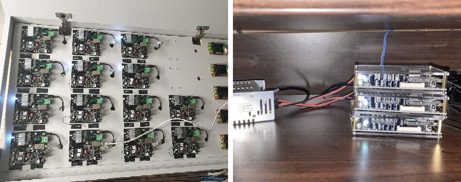 connect multiple multiroom amplifiers