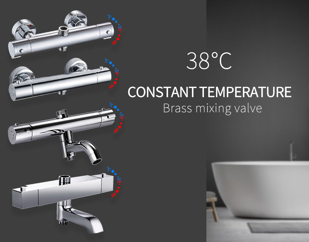 Bathroom Shower Mixer Brass Thermostatic Shower Faucet