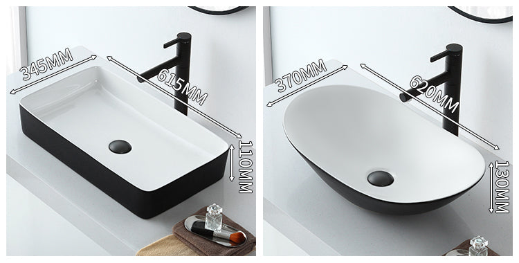 Art Ceramic Bathroom Sink Set
