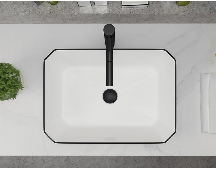 Art Ceramic Bathroom Sink Set