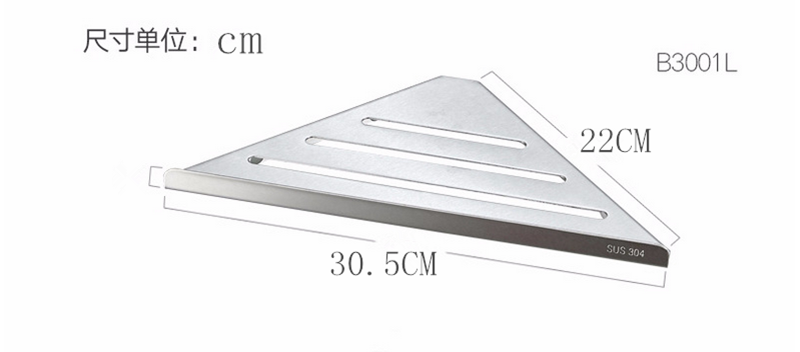 Stainless Steel Bathroom Shelf
