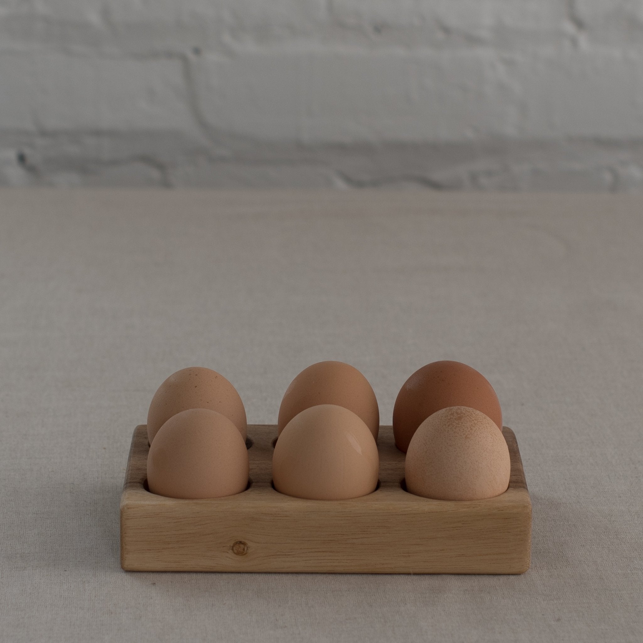 Acacia Wood Egg Holder