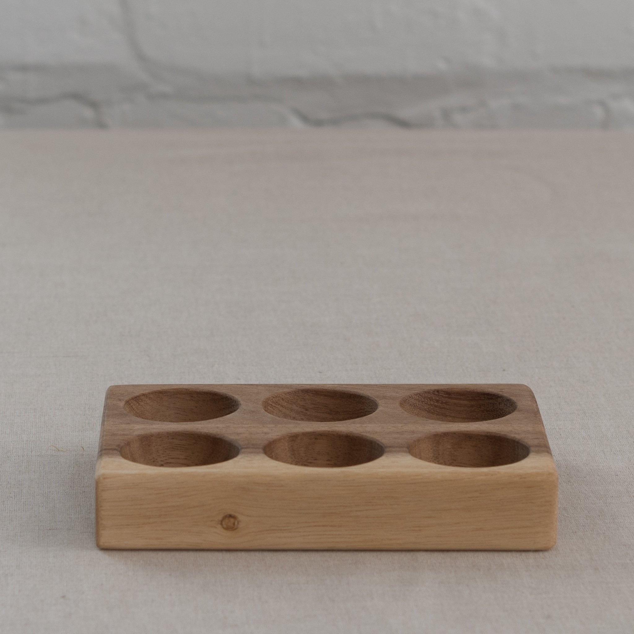 Acacia Wood Egg Holder