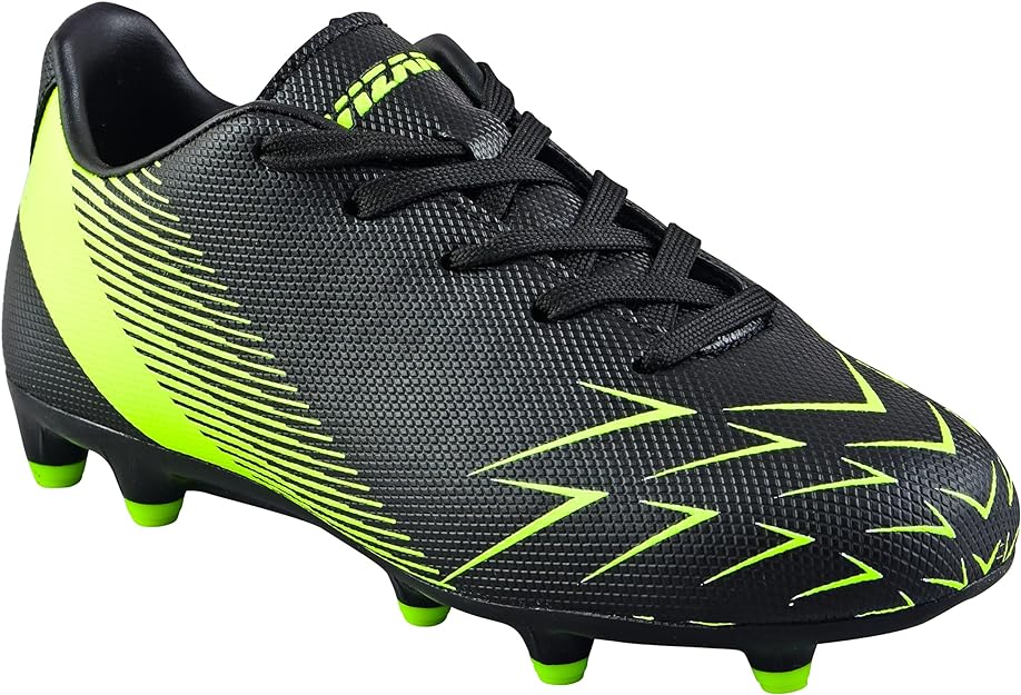 New Vizari Unisex-Child Ranger Fg Molded Soccer-Shoes 1.5Y Youth Black/Green