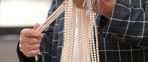 select selected pearl necklaces