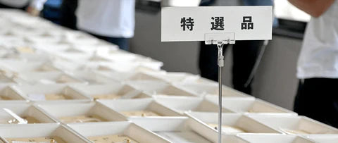 Specially selected pearls for selection