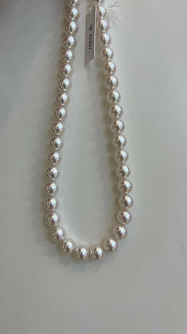 promise necklaces with Japanese akoya pearls