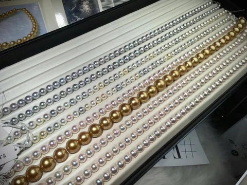 gem quality pearl strands