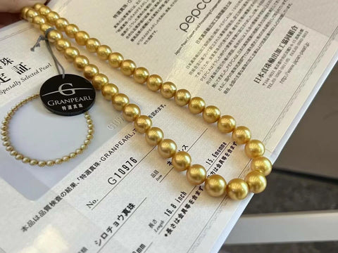 craft golden south sea pearl strands