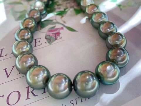 tahitian black pearl with certificate
