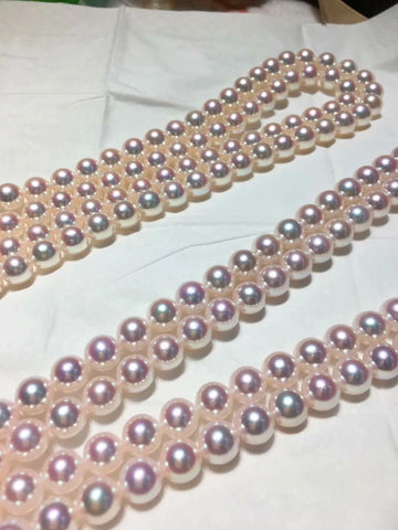 pearl necklace strands