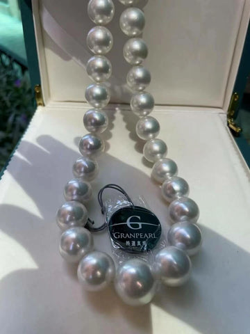 17-20mm rare size big white south sea pearl necklace