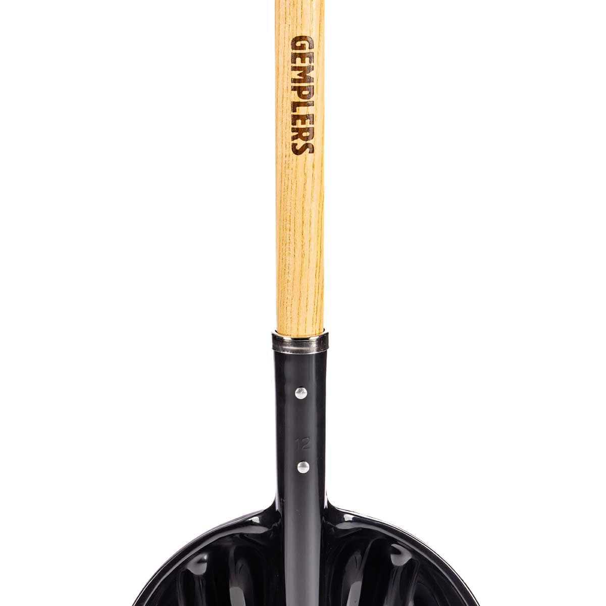 Gemplers Poly Scoop Shovel with Wood Handle