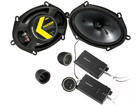 Kicker CSS68 CS Series 6x8-Inch 2-way Component Speaker Kit