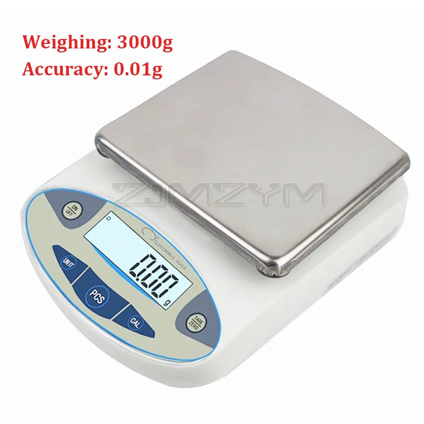 3000/5000g/30kg 0.01g/0.1g Digital Electronic Balance Lab Jewelry Scale High Precision Industrial Kitchen Weighing Balance Scale