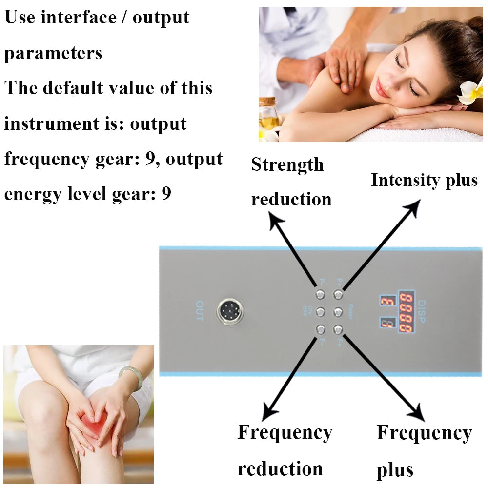 Shockwave Chiropractic Adjusting Tool 2 in 1 Massager ED Treatment Pain Relief Body Relax Muscle New Shock Wave Therapy Machine