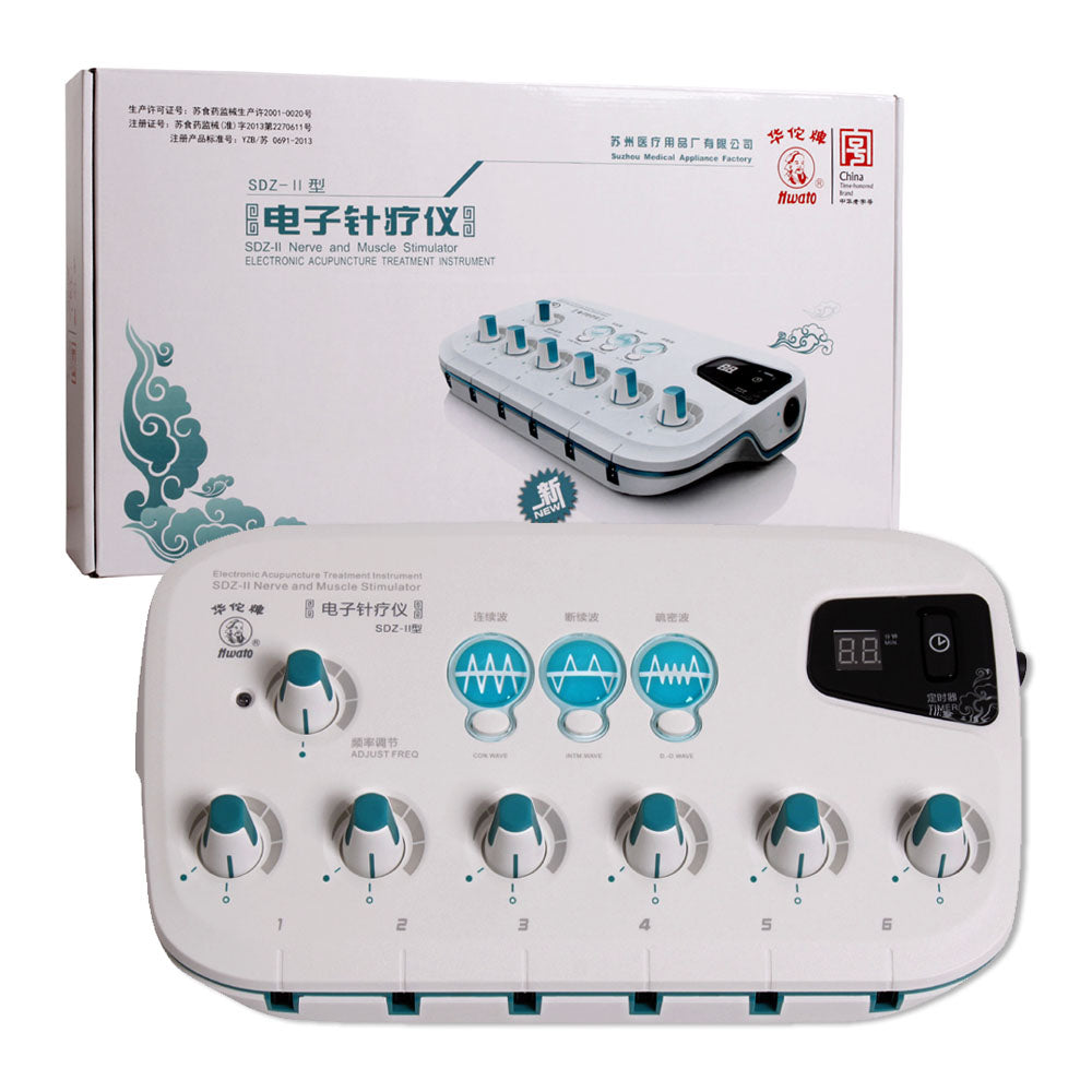 Hwato sdz-ii Electric Acupuncture Apparatus Electroacupuncture Massager SDZ-II Electro Acupuncture Needle Muscle Stimulator