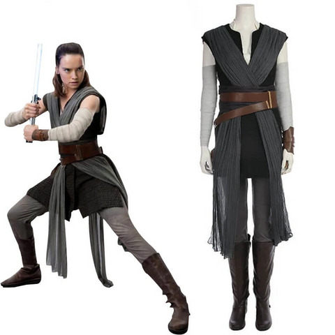 Star Wars The Last Jedi Rey Cosplay Costume