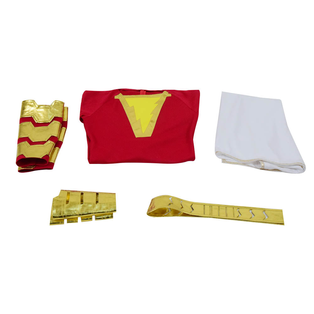 DC New 52 Shazam Billy Batson Captain Cosplay Costume