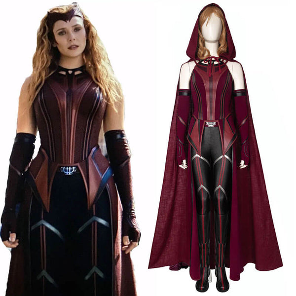 2021 WandaVision New Scarlet Witch Cosplay Suit Wanda Maximoff Cosplay Costume