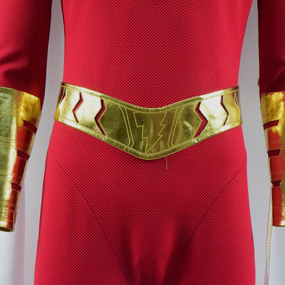 DC New 52 Shazam Billy Batson Captain Cosplay Costume