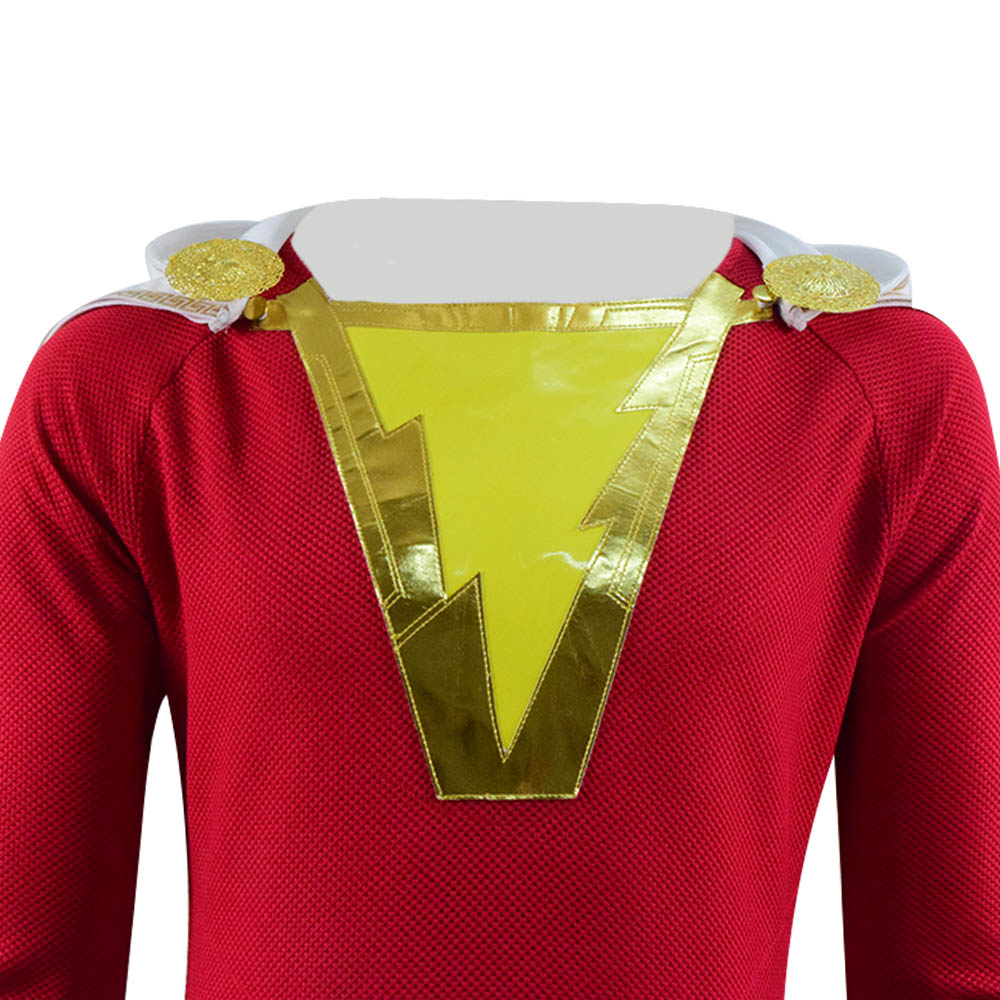 DC New 52 Shazam Billy Batson Captain Cosplay Costume