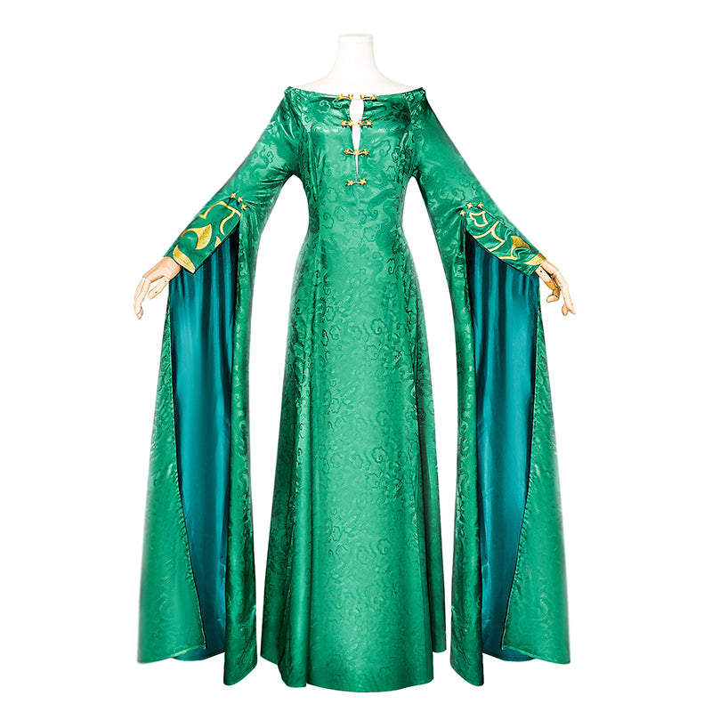 Alicent Hightower Cosplay House of The Dragon Youth Alicent Costume Green Dress Halloween Party Suit