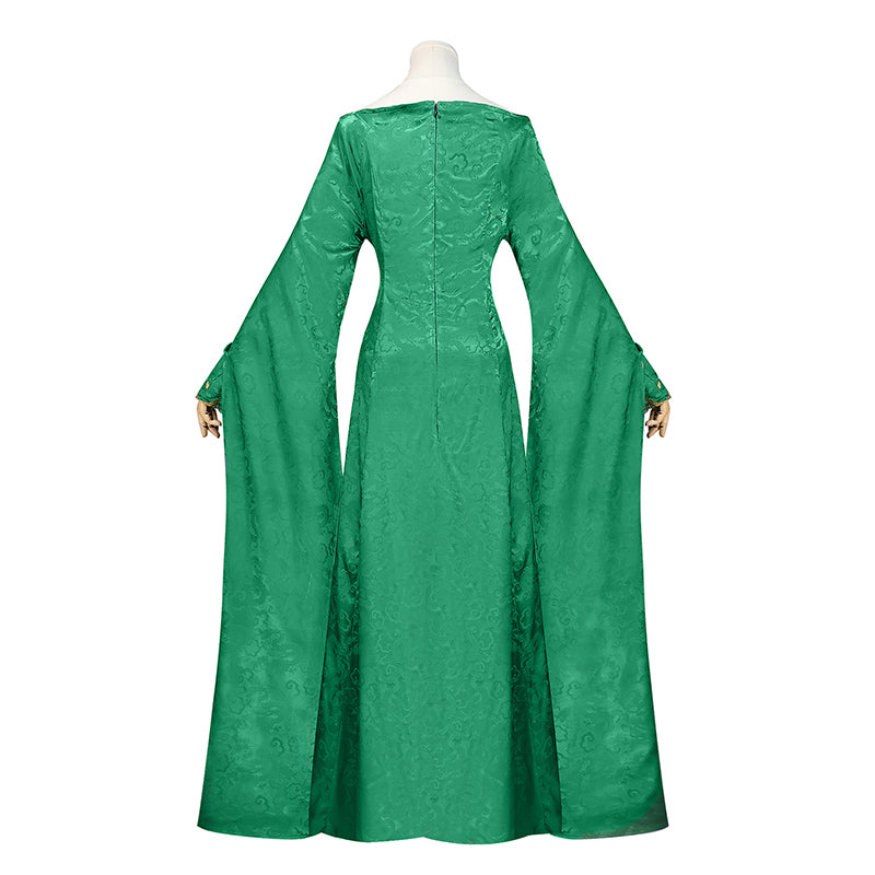 Alicent Hightower Cosplay House of The Dragon Youth Alicent Costume Green Dress Halloween Party Suit