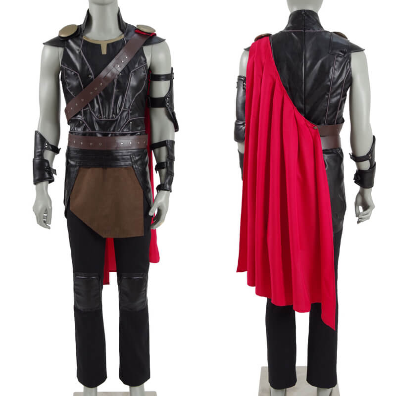 Thor 3 Ragnarok Arena Gladiator Battle Suit Cosplay Outfit Costume for Halloween