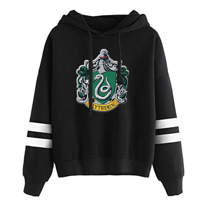 Harry Potter Hoodie Slytherin Sweatershirt Hooded Jacket Unisex ACcosplay