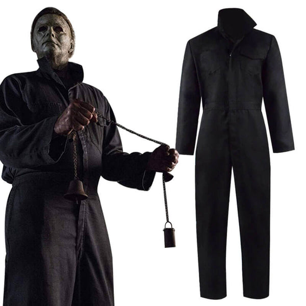 Halloween Michael Myers Jumpsuit Cosplay Costume Adults