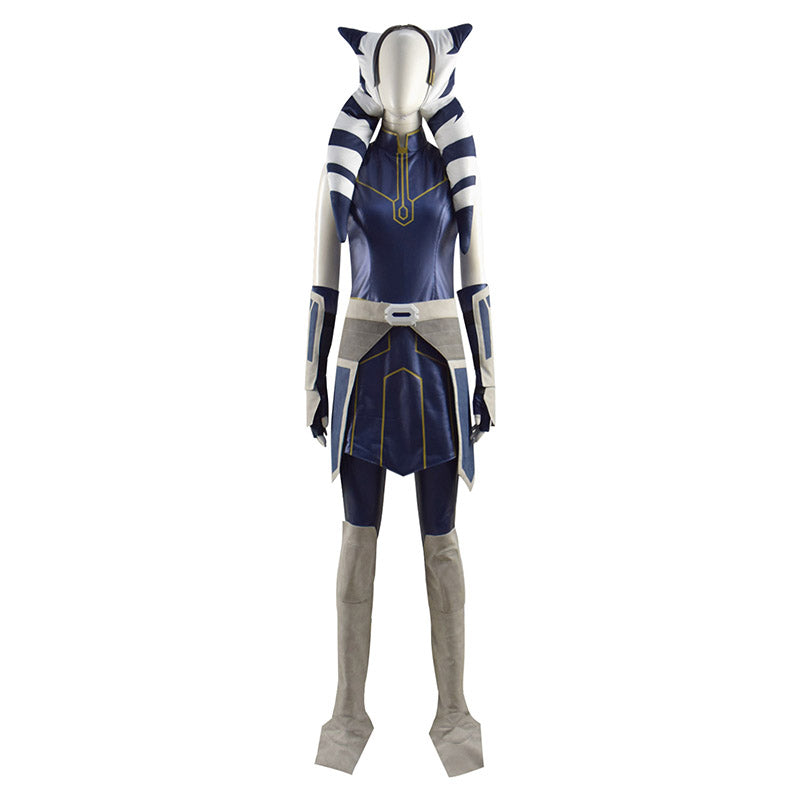 Ahsoka Tano Cosplay Costume Star Wars Clone Wars Season 7 Women Girls Outfit