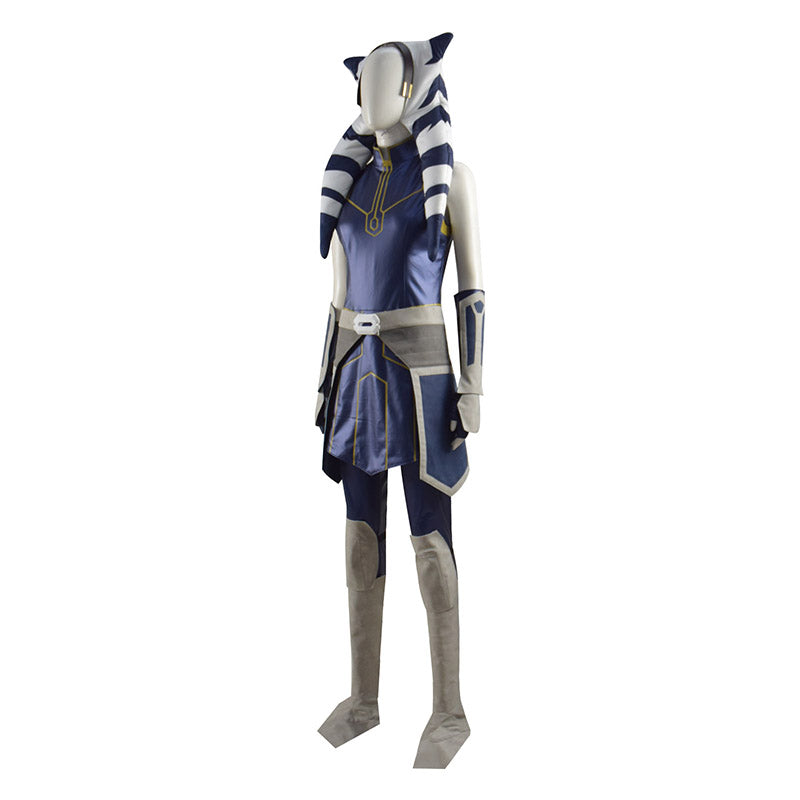 Ahsoka Tano Cosplay Costume Star Wars Clone Wars Season 7 Women Girls Outfit