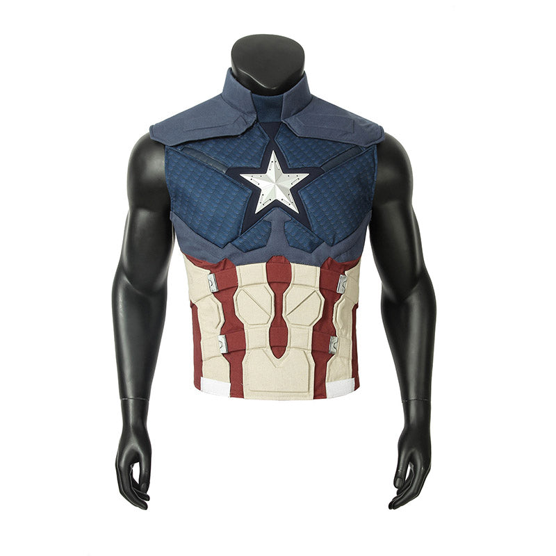 Captain America Costume Avengers 4 Civil War Steven Rogers Cosplay Superhero Battle Suit