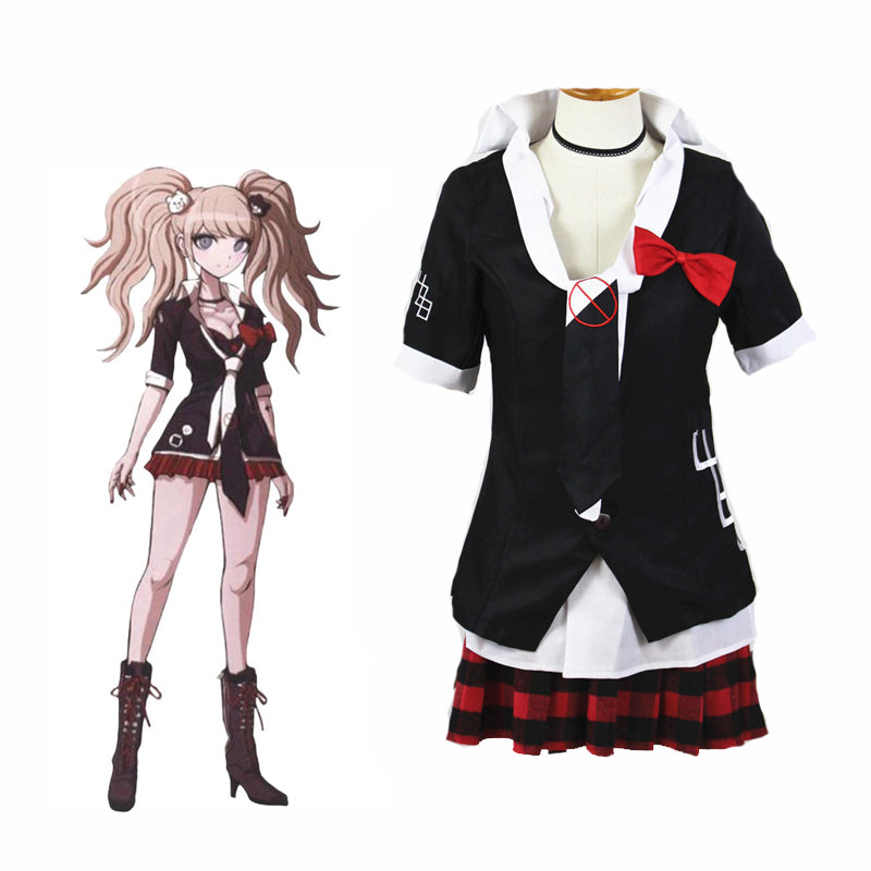 Danganronpa Junko Enoshima Uniform Cosplay Costume Cosplay Wig