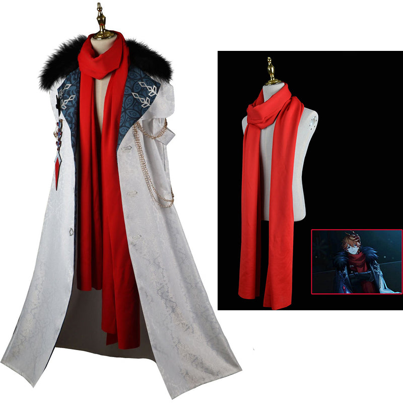 Genshin Impact Fatui Harbingers Cosplay Costumes Anime Japanese Suit Cloak Tartaglia Scarf